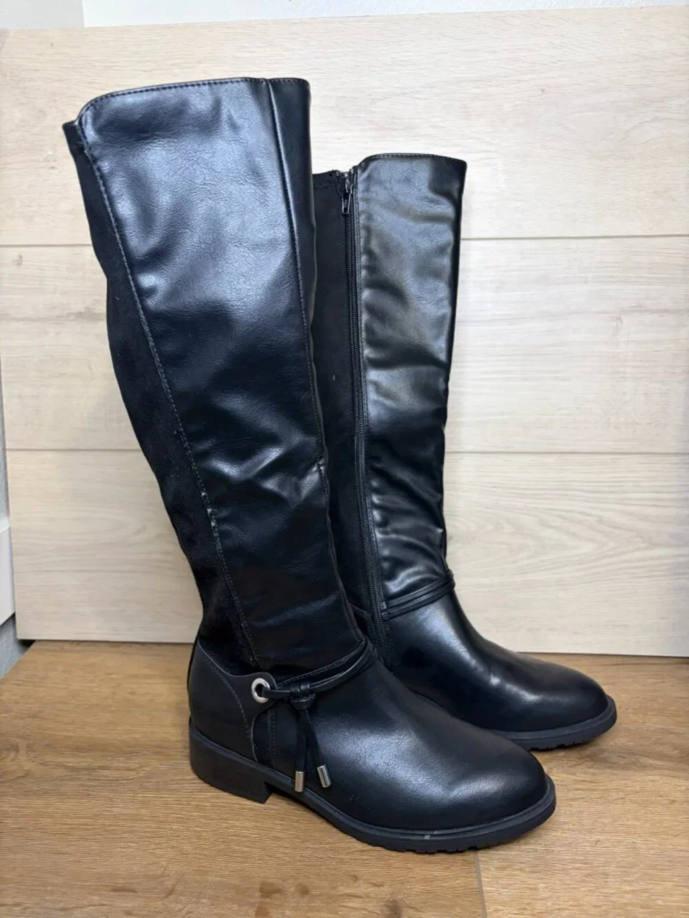 Style & Co Classic Knee-High Verrlee Women’s Riding Boots Black Size 6M